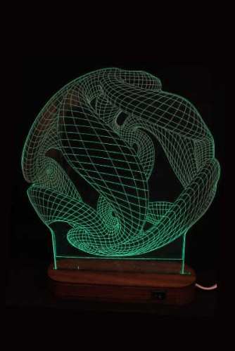 LAMPARA 3D LED PULPO 1