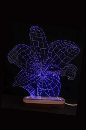 LAMPARA 3D LED FLOR