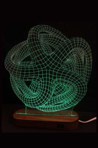 LAMPARA 3D LED PULPO