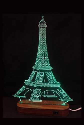 LAMPARA 3D LED TORRE EIFFEL