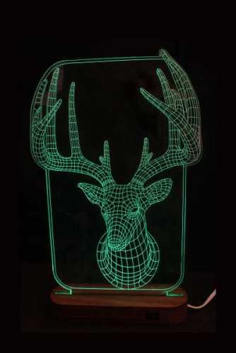 LAMPARA 3D LED VENADO